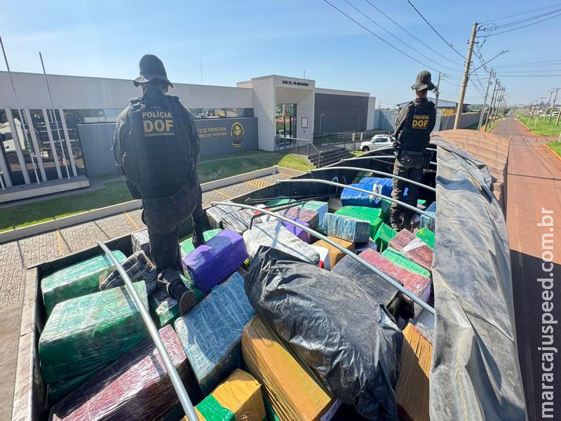 Ação conjunta entre DOF e Defron resulta na apreensão de mais de 11 mil quilos de drogas