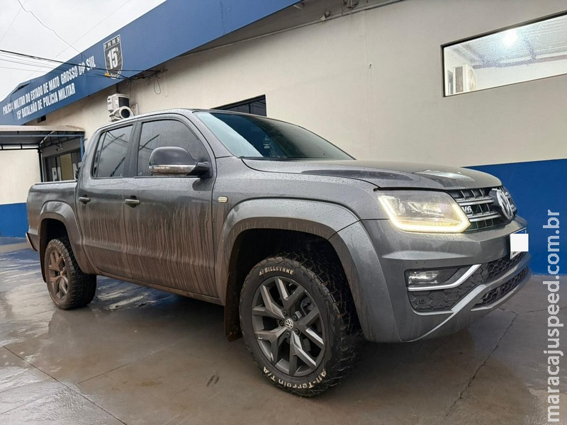 Adolescente de 15 anos é flagrado no volante de caminhonete após manobra perigosa em Maracaju