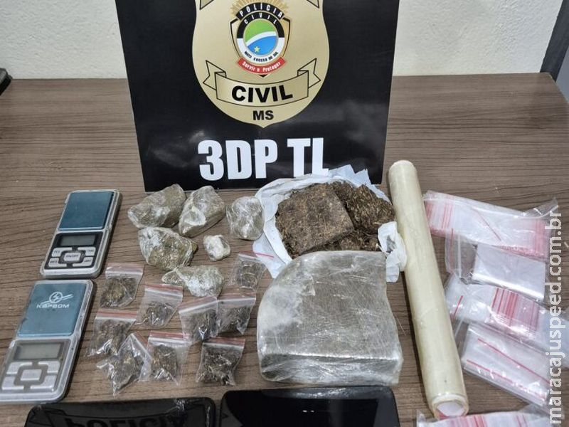 "Biqueira do Queixinho" é desmantelada com drogas e materiais de tráfico em Três Lagoas