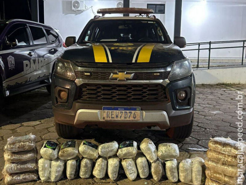 Boliviano é preso com 33 quilos de drogas em ônibus na BR-262