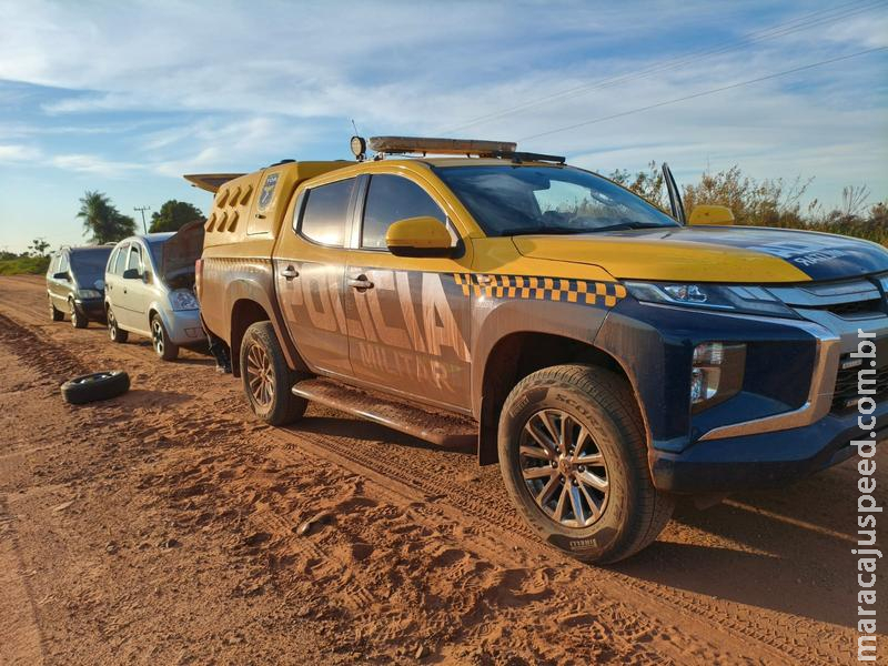 BPMRv apreende mercadorias avaliadas em mais de R$ 450 mil após acompanhamento tático na MS-379