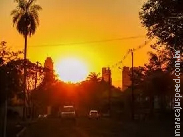 Calor intenso e baixa umidade marcam o sábado em Mato Grosso do Sul, com termômetros próximos de 38°C