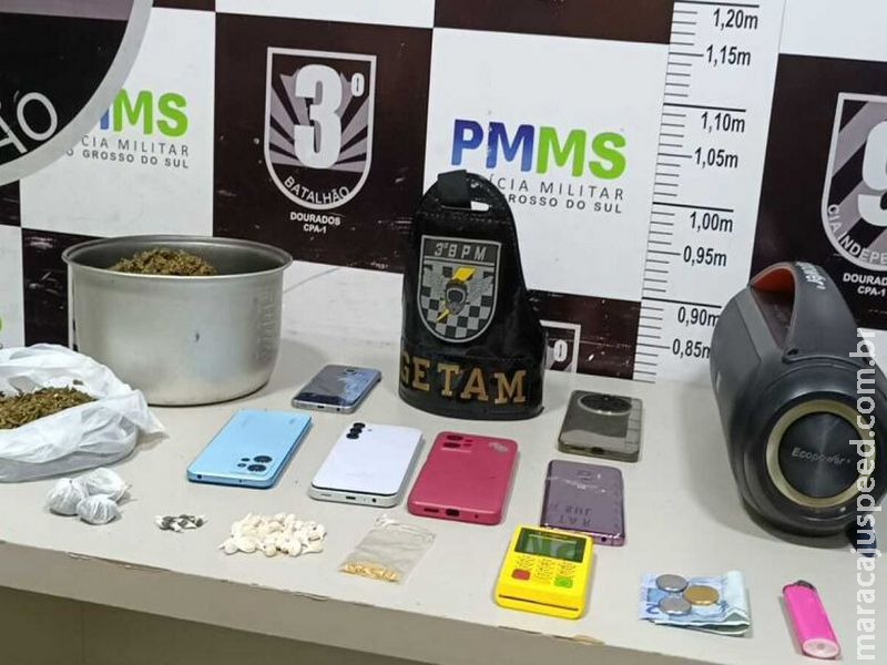 Casal foragido é flagrado comandando boca de fumo em Dourados