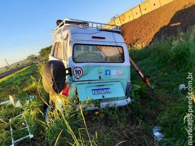Casal morre em colisão envolvendo Kombi e carreta entre Caarapó e Dourados