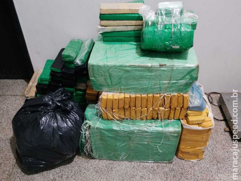 Casal paulista é preso com quase 300 kg de drogas na BR-163 em Dourados