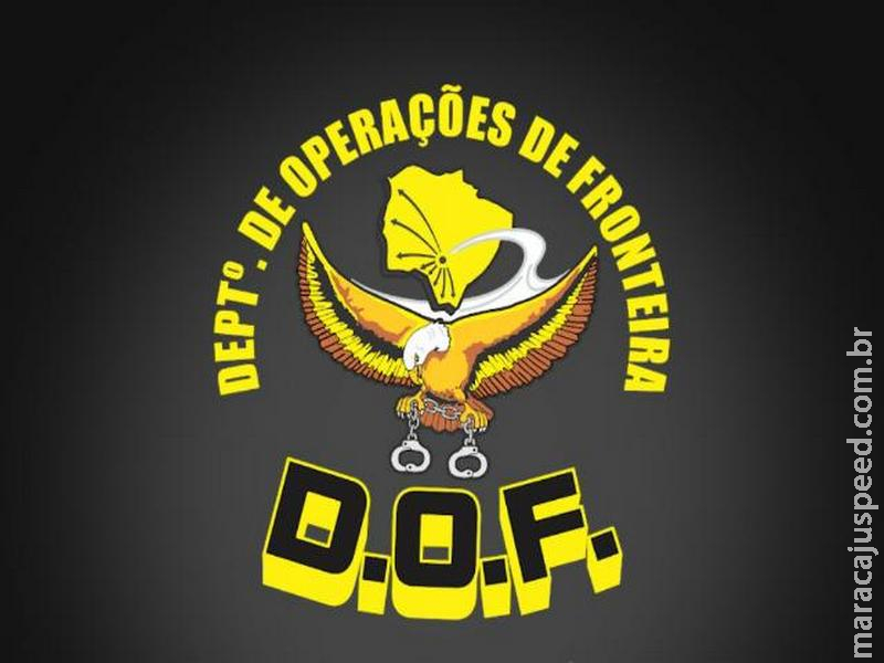 DOF apreende quase uma tonelada de maconha após perseguição em milharal de Maracaju