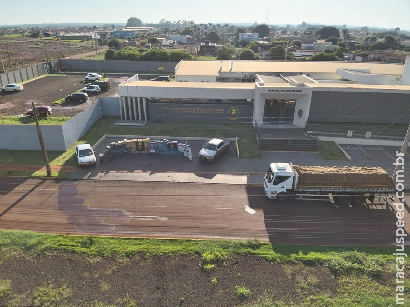 DOF e Defron desarticulam acampamento clandestino do tráfico e apreendem 4 toneladas de drogas e armas em Dourados