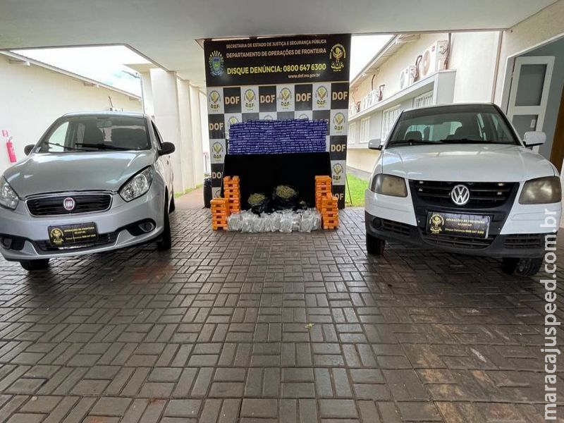 DOF prende mulher transportando mais de 300 quilos de drogas