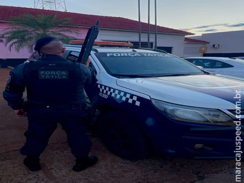 Força Tática do 15º BPM cumpre mandado de prisão em Rio Brilhante