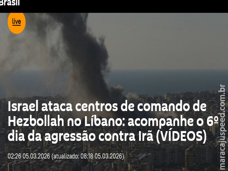 Israel ataca centros de comando de Hezbollah no Líbano: acompanhe o 6º dia da agressão contra Irã