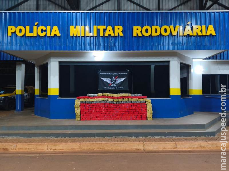 Maracaju: TOR apreende quase 900 kg de maconha após perseguição na MS-164