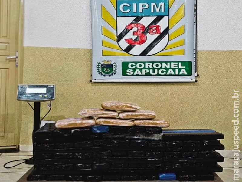 Motorista tenta fugir da PM com 80 quilos de drogas em veículo