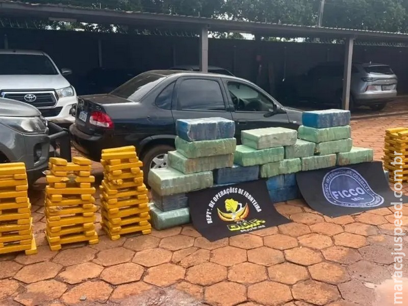 Operação conjunta apreende 745 quilos de drogas e prende suspeito em Sidrolândia