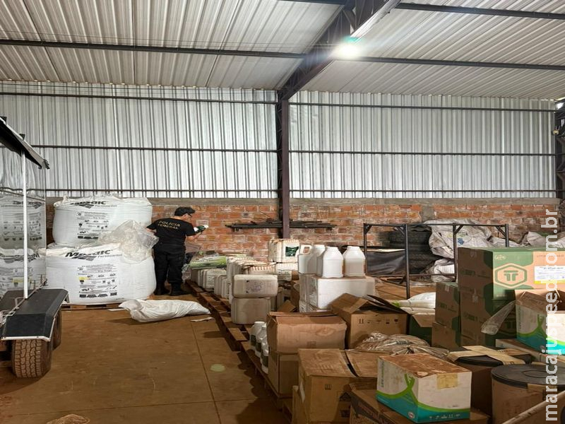 Operação Purgatio: Polícia Federal e Receita desarticulam esquema de agrotóxicos ilegais no coração de Maracaju
