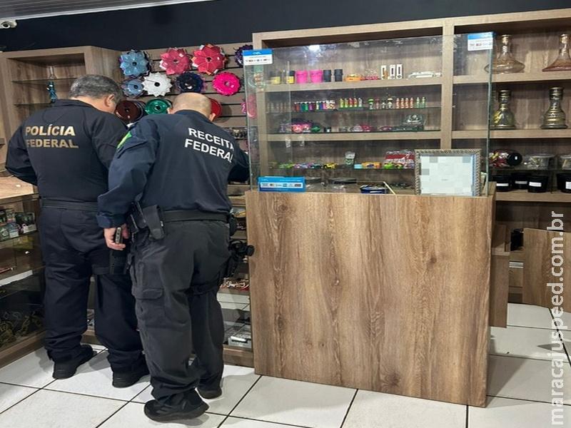 PF combate contrabando de dispositivos eletrônicos fumígenos em Campo Grande/MS