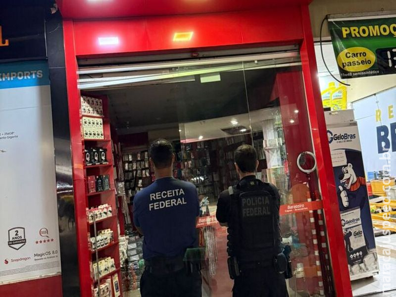 PF e Receita cumprem mandados em Dourados em operação contra esquema milionário de contrabando