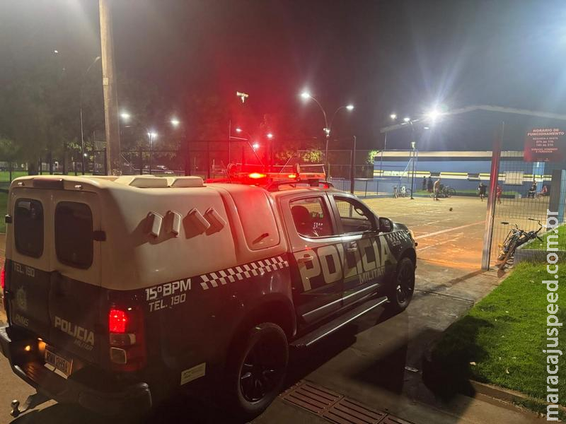 Maracaju: PM intensifica rondas e detém jovem com entorpecentes no CEPE Simão Rocha