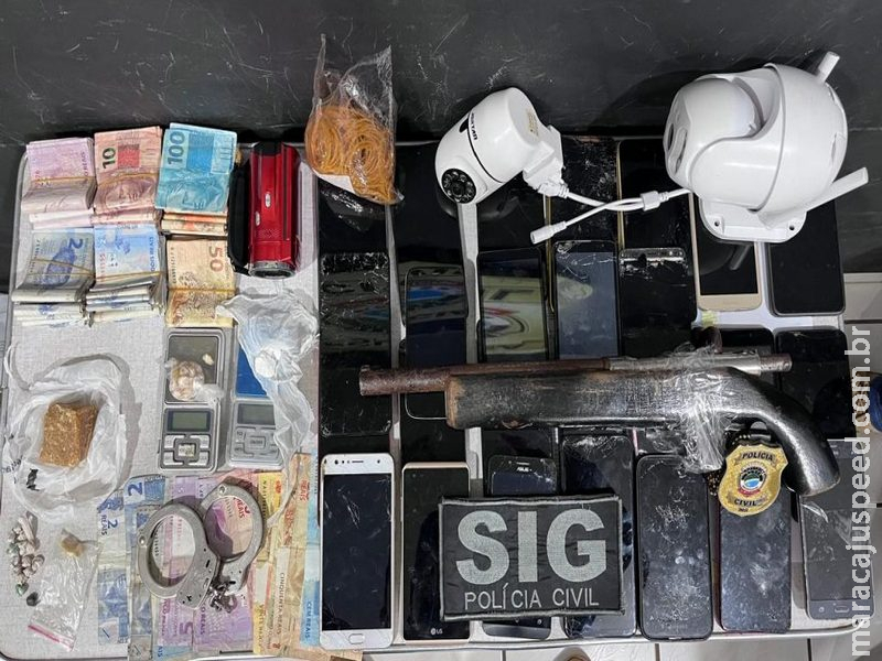 Polícia Civil deflagra operação “Interdictum”, fecha seis pontos de tráfico e prende 10 pessoas em flagrante, em Naviraí