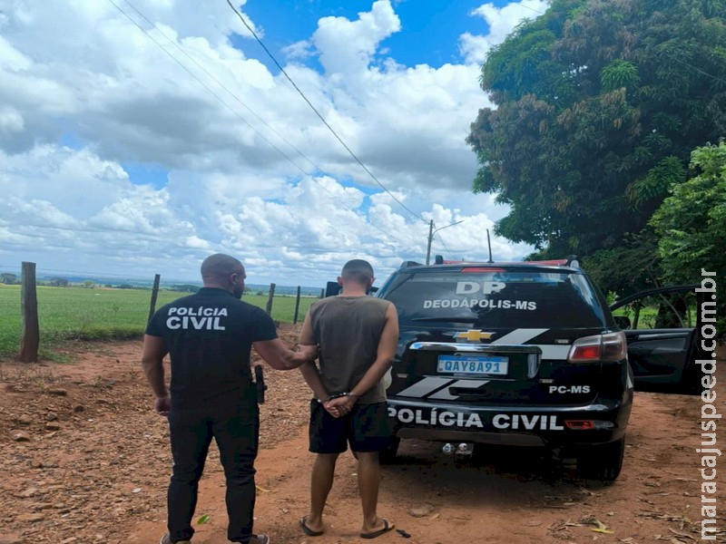 Polícia Civil prende acusado de homicídio em Deodápolis 
