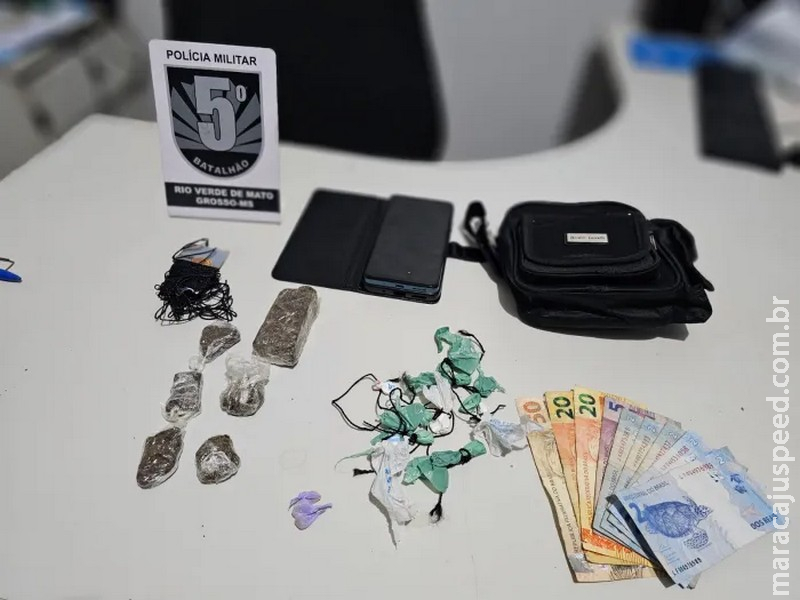 Polícia Militar desarticula ponto de tráfico de drogas e prende dois autores em Rio Verde