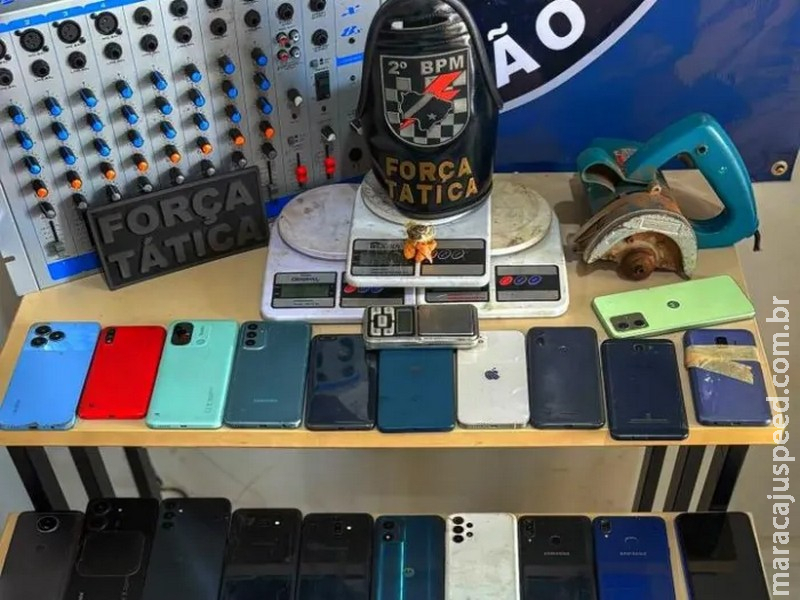 Polícia Militar em Três Lagoas realiza a prisão de autor de tráfico de drogas e receptação