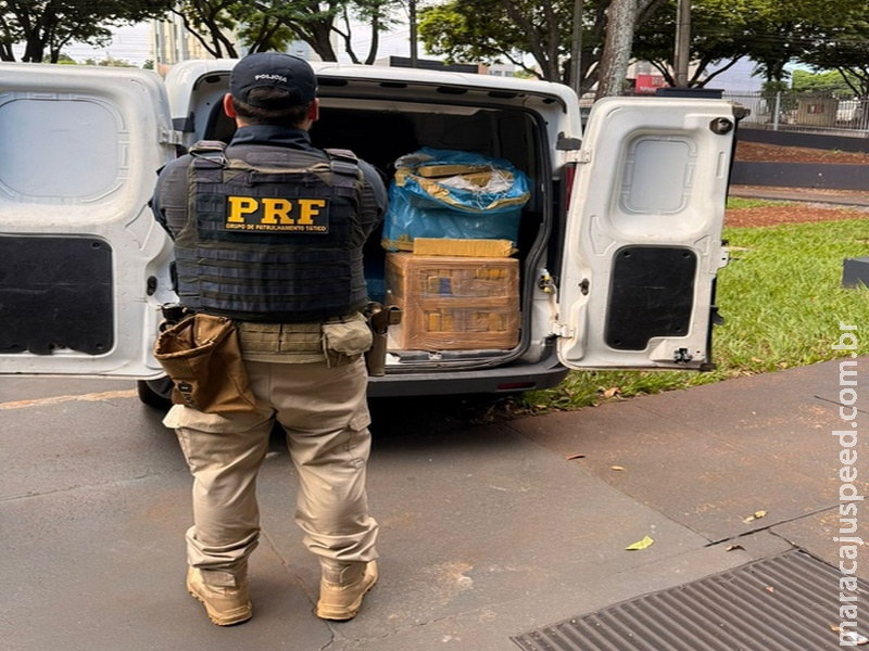 PRF apreende 351 Kg de maconha em Dourados (MS)