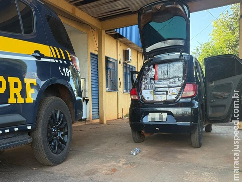 PRF apreende cigarros em Nova Alvorada do Sul (MS)