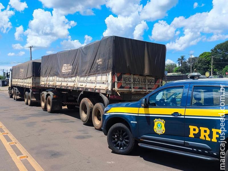 PRF recupera veículos na BR-267
