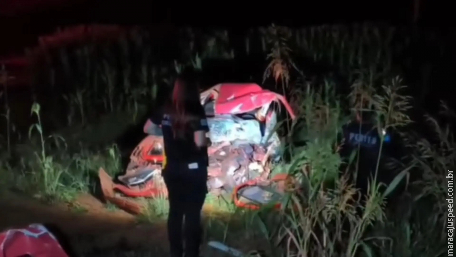 Acidente grave entre carro e carreta termina com morte na MS-276