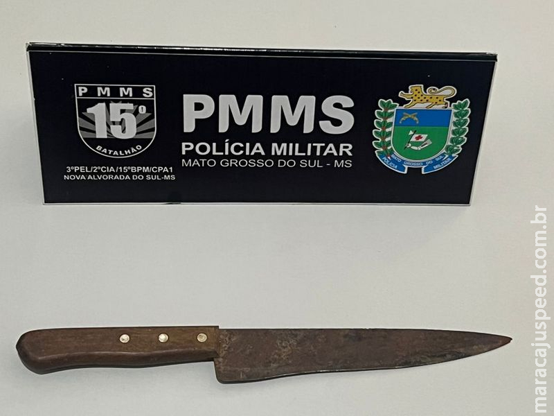 AGRESSIVIDADE EM NOVA ALVORADA: Homem ameaça bombeiros de morte e acaba preso pela Polícia Militar