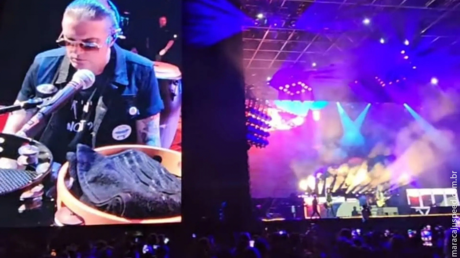 Ambulante morre ao passar mal durante show do Guns N’ Roses em Campo Grande