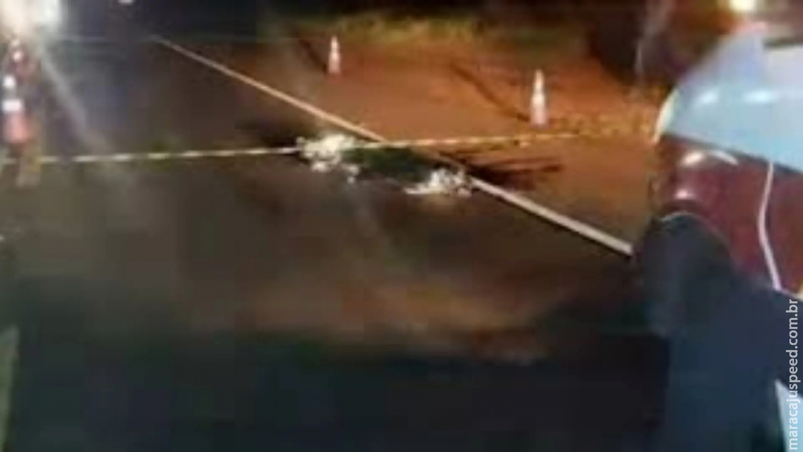 Andarilho morre atropelado por carreta na BR-262 em Campo Grande