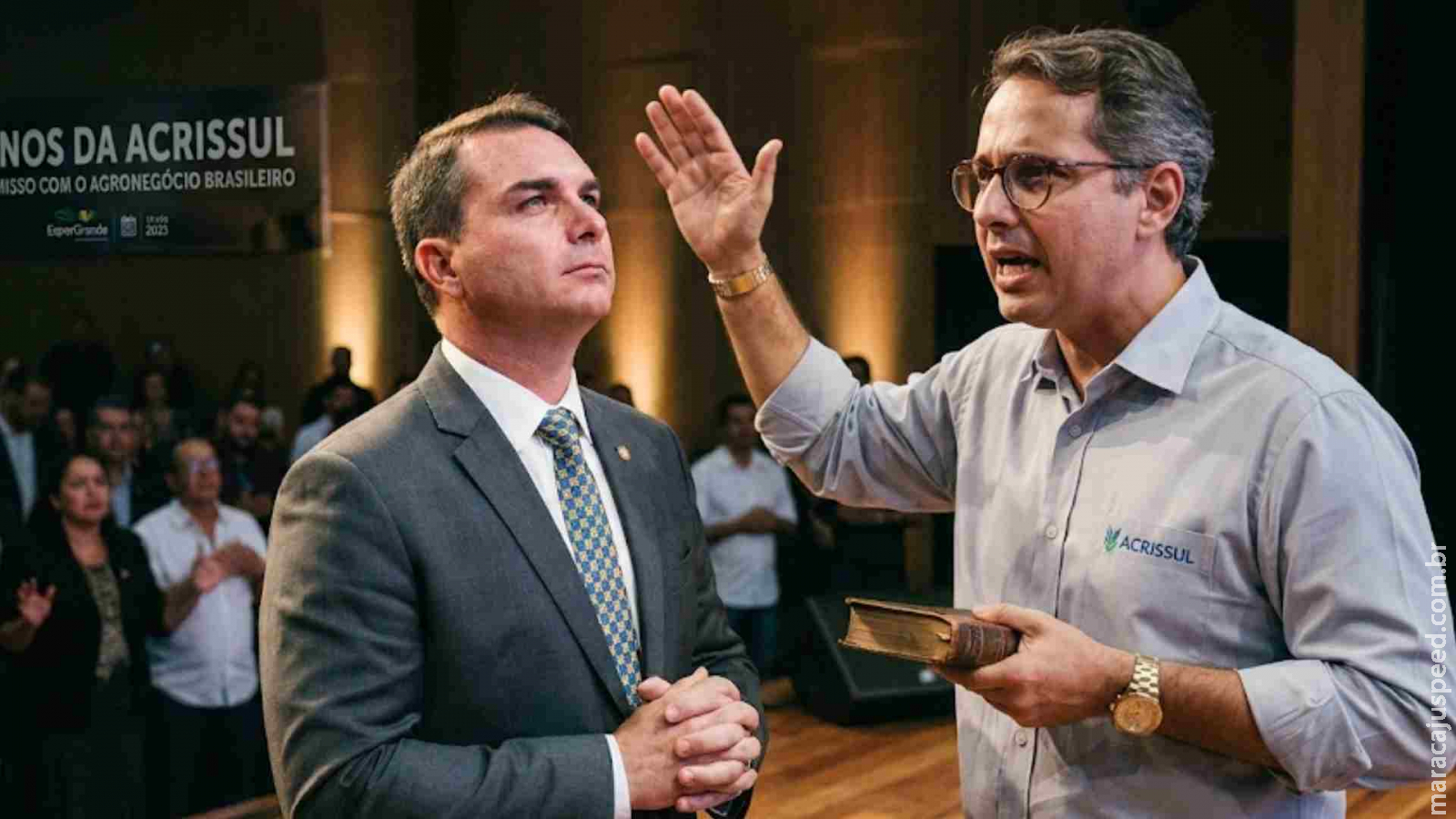 [ BASTIDORES ] Flávio não faz dancinha em MS, mas recebe ‘profecia’