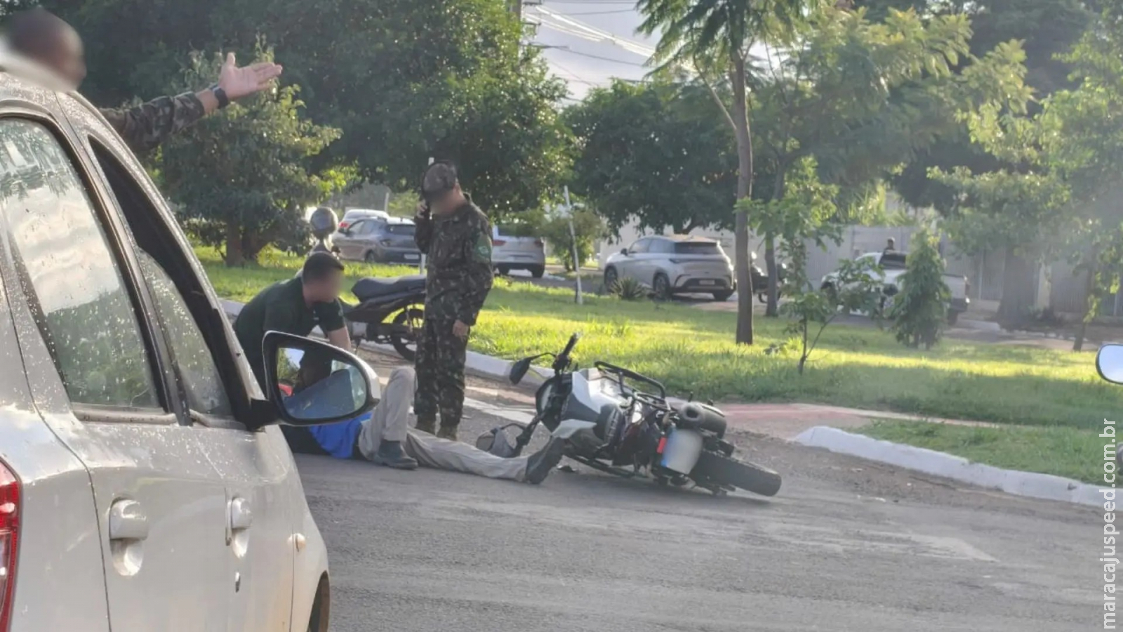 Batida no cruzamento da Afonso Pena com Duque de Caxias deixa trânsito tumultuado nesta quinta-feira
