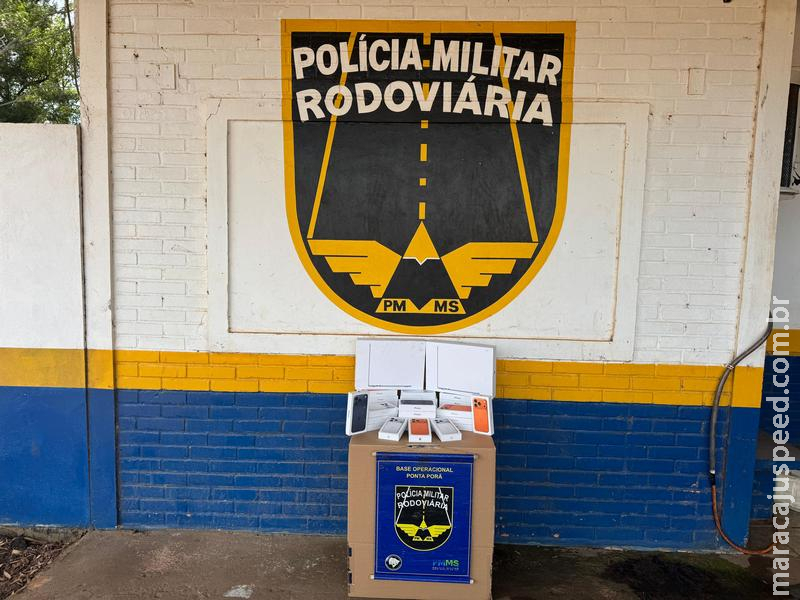 BPMRv prende dois homens com eletrônicos avaliados em quase meio milhão na MS-164