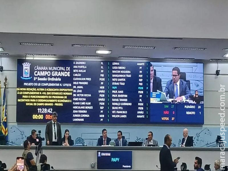 Câmara de Campo Grande debate escala 6×1 em audiência pública nesta quarta-feira