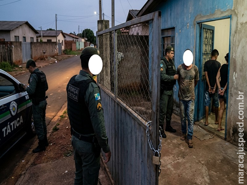 CÁRCERE PRIVADO POR DÍVIDA DE DROGAS: Força Tática resgata homem mantido refém no Olídia Rocha