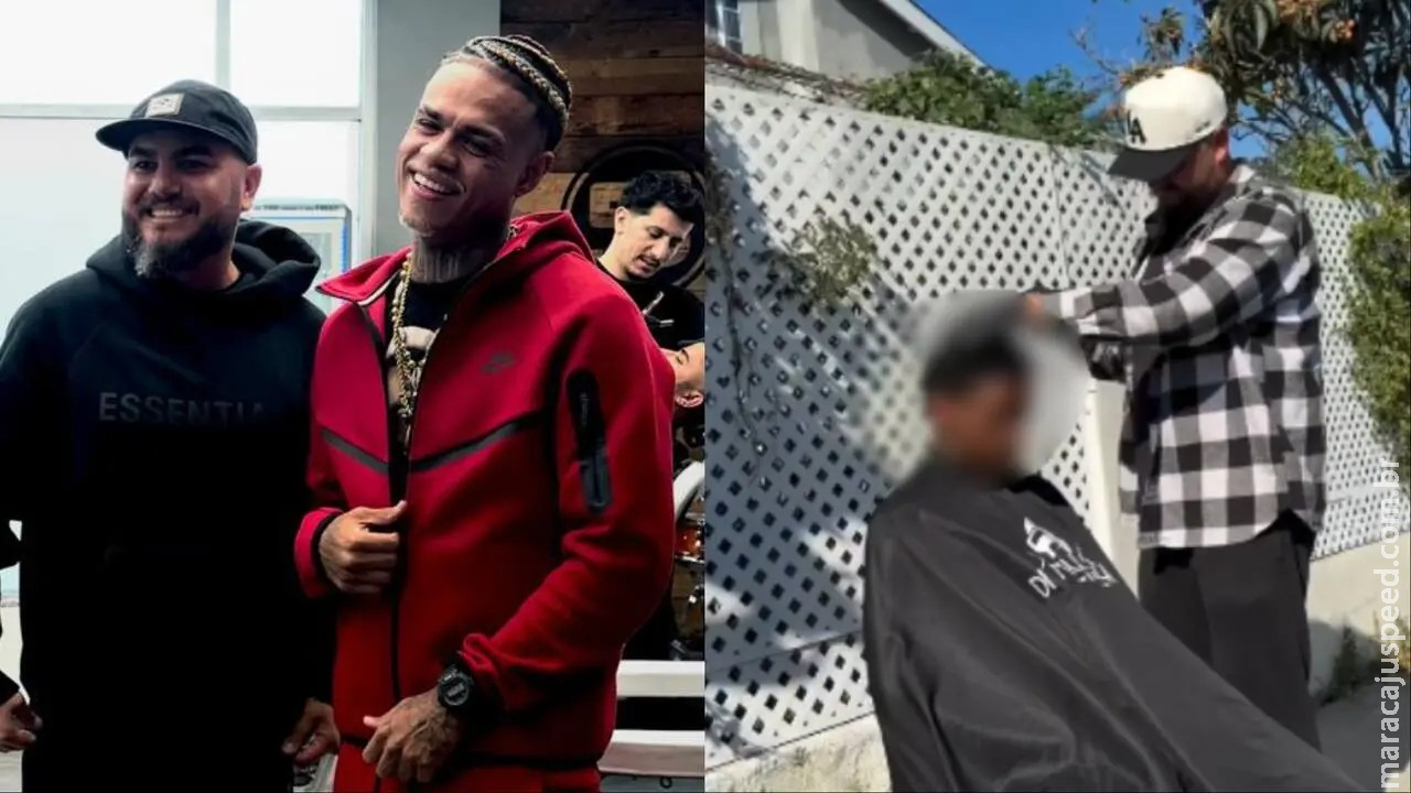De Miranda a Beverly Hills: barbeiro de MS transforma visual de moradores de rua a famosos