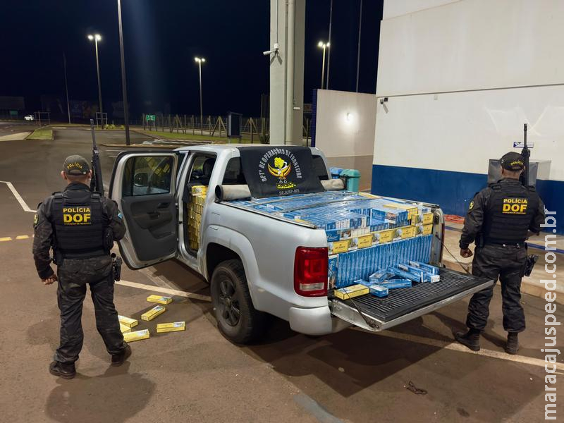 DOF apreende 1,5 mil pacotes de cigarros contrabandeados em Iguatemi