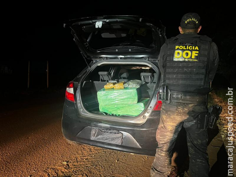 DOF prende homem com mais de 100 quilos de drogas em Caarapó