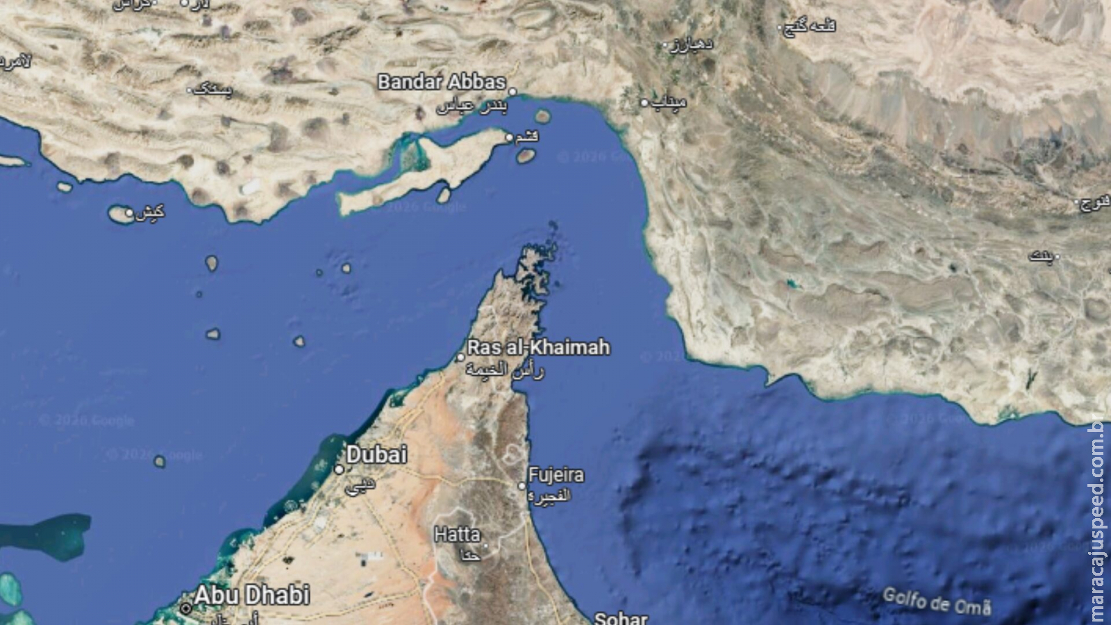 Irã e Omã podem cobrar taxas sobre navegação no Estreito de Ormuz