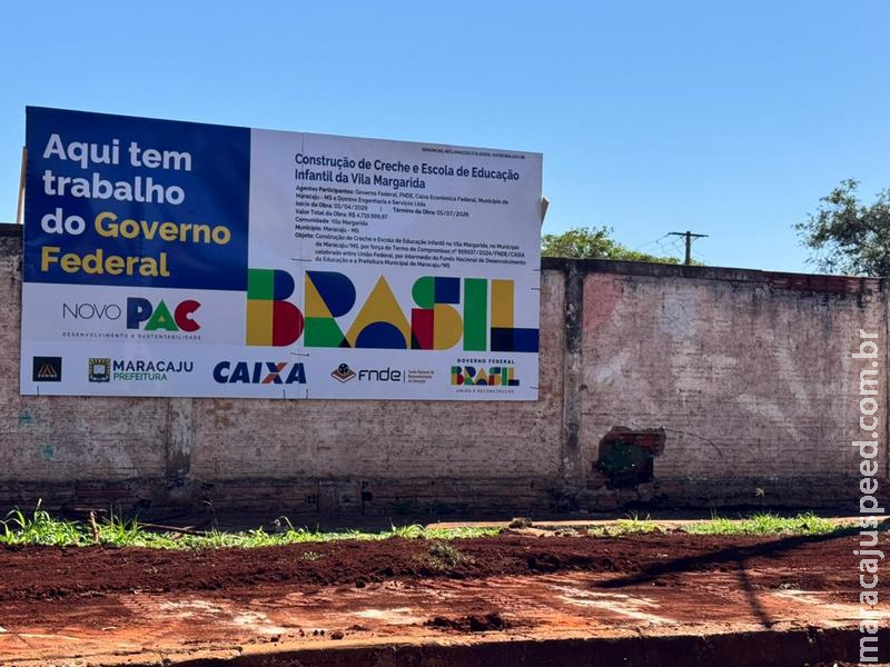 MAIS EDUCAÇÃO: Governo Federal libera R$ 812 mil para construção de nova creche e escola na Vila Margarida