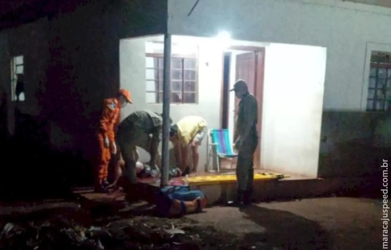 Mulher é esfaqueada em casa e socorrida pelos bombeiros em Itaporã