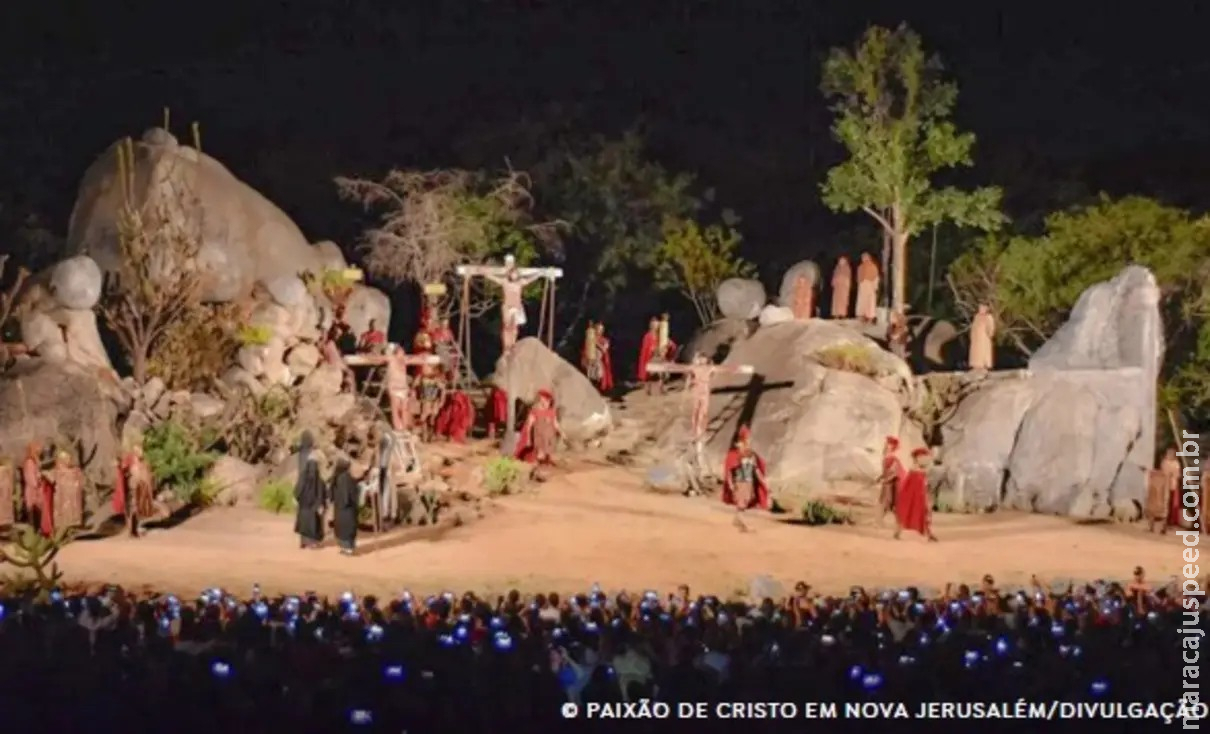 Paixão de Cristo de Nova Jerusalém tem encenações até domingo