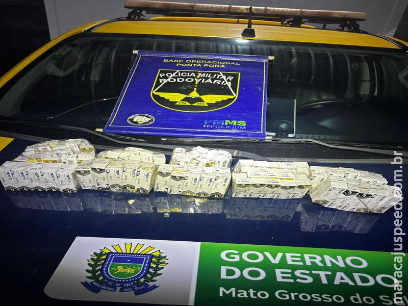 PMRv apreende mercadorias e causa prejuízo de R$ 240 mil na MS-164
