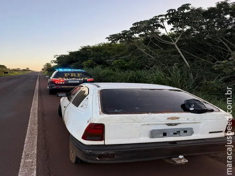 PRF apreende carga de cigarros e pneus contrabandeados em Sidrolândia
