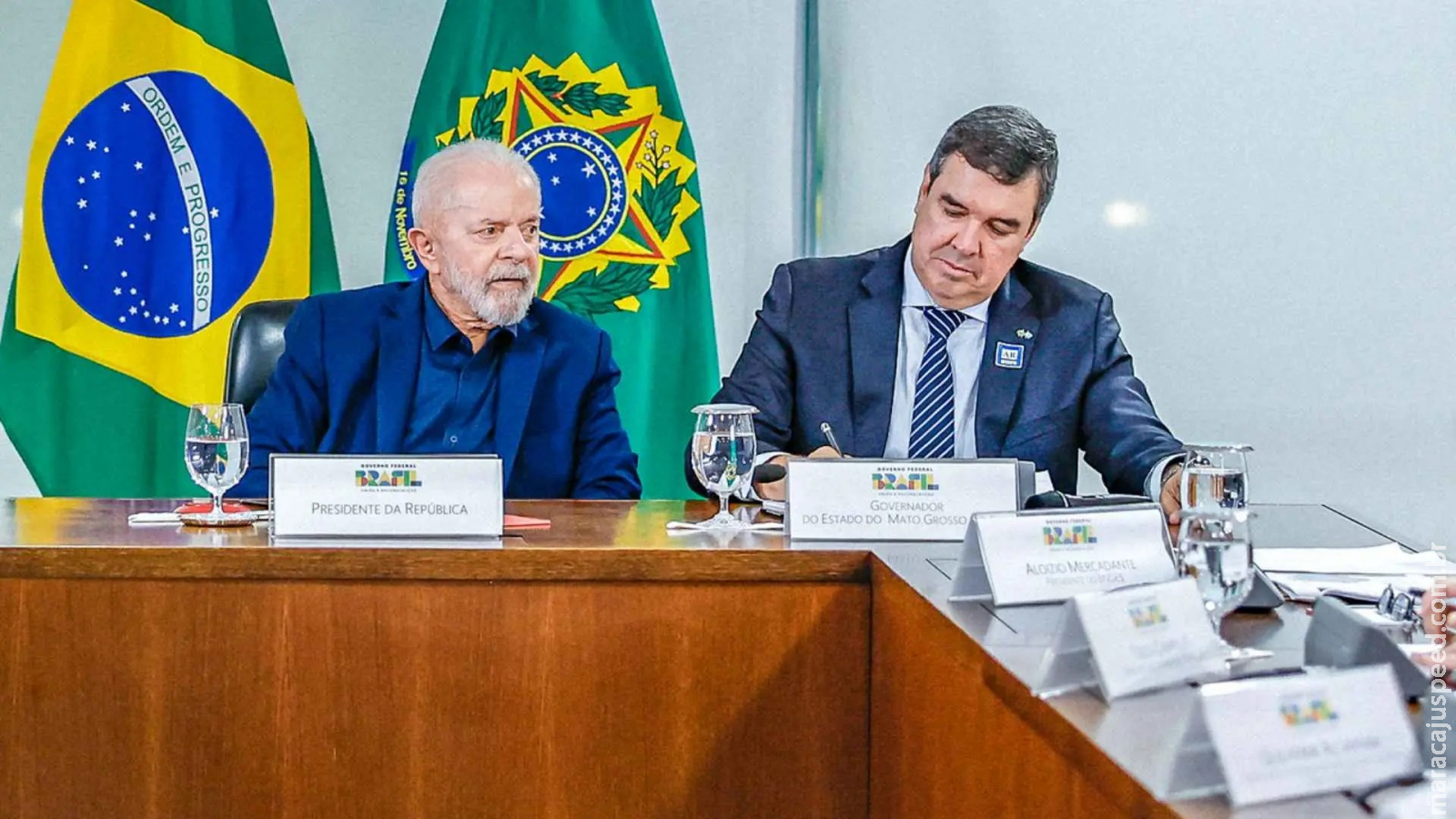 R$ 1 bilhão: Lula e Riedel assinam empréstimo para rodovias de MS