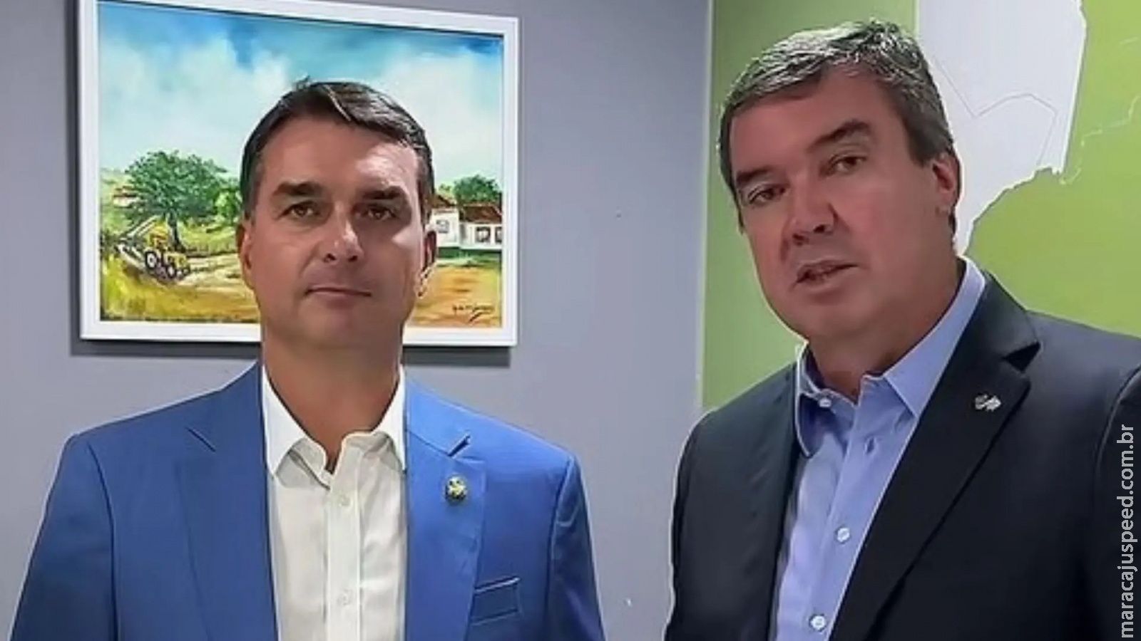 Riedel entrega a Flávio Bolsonaro diretrizes sobre o agronegócio