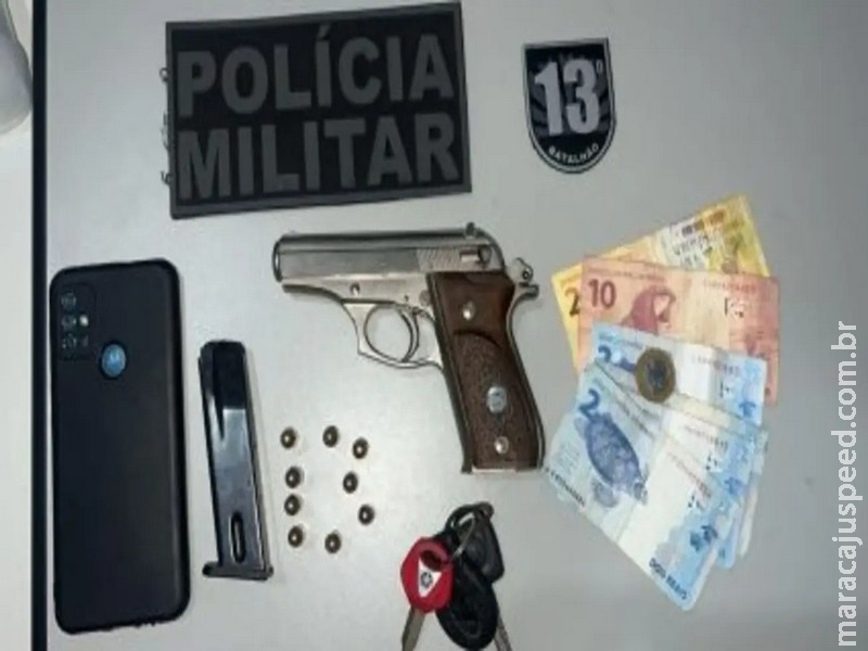 Três são presos com armas, drogas e dinheiro em operação contra facções