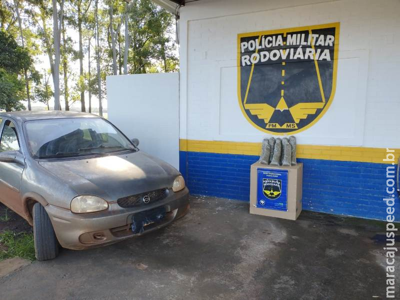BPMRv intercepta transporte de droga na MS-164 e prende mulher por tráfico em Ponta Porã
